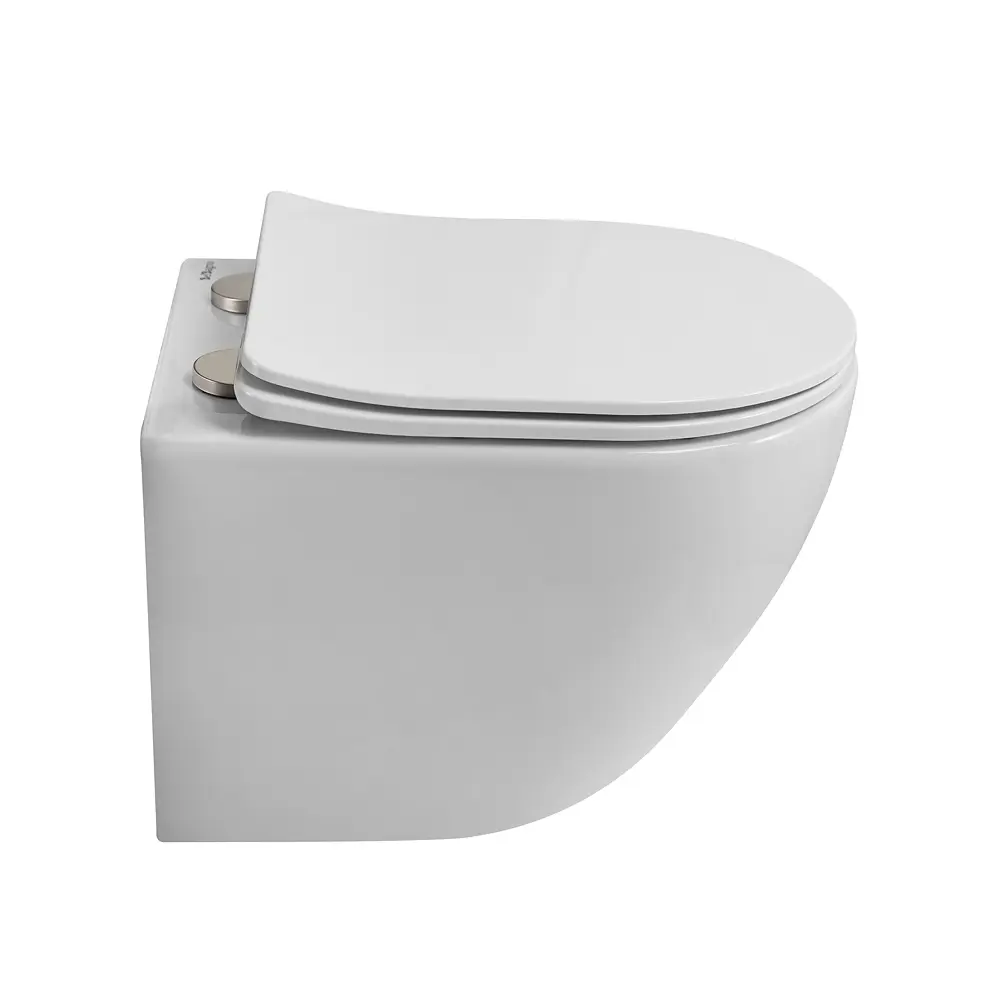 Фото 6 Унитаз подвесной Belbagno BB7006CHR/SC безободковый с сиденьем микролифт Фото 6 Унитаз подвесной Belbagno BB7006CHR/SC безободковый с сиденьем микролифт