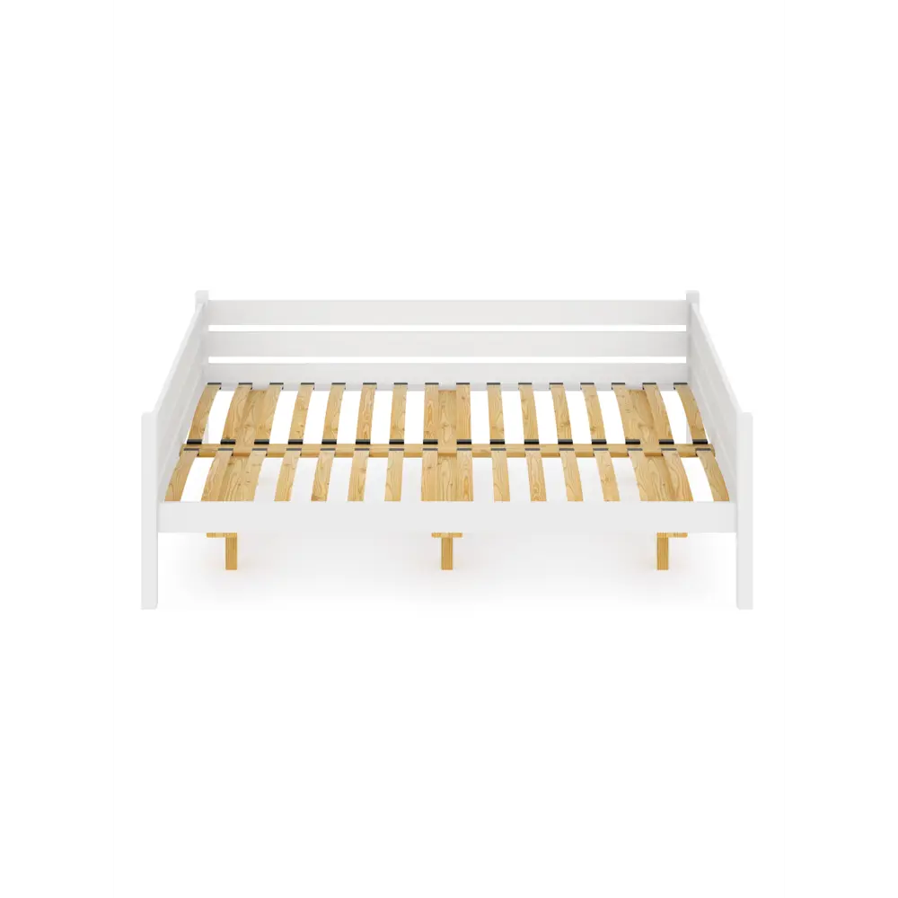 Фото 2 Кровать Solarius Tahta160-170bel-orto 170 x 63 x 180 см сосна цвет белый Фото 2 Кровать Solarius Tahta160-170bel-orto 170 x 63 x 180 см сосна цвет белый