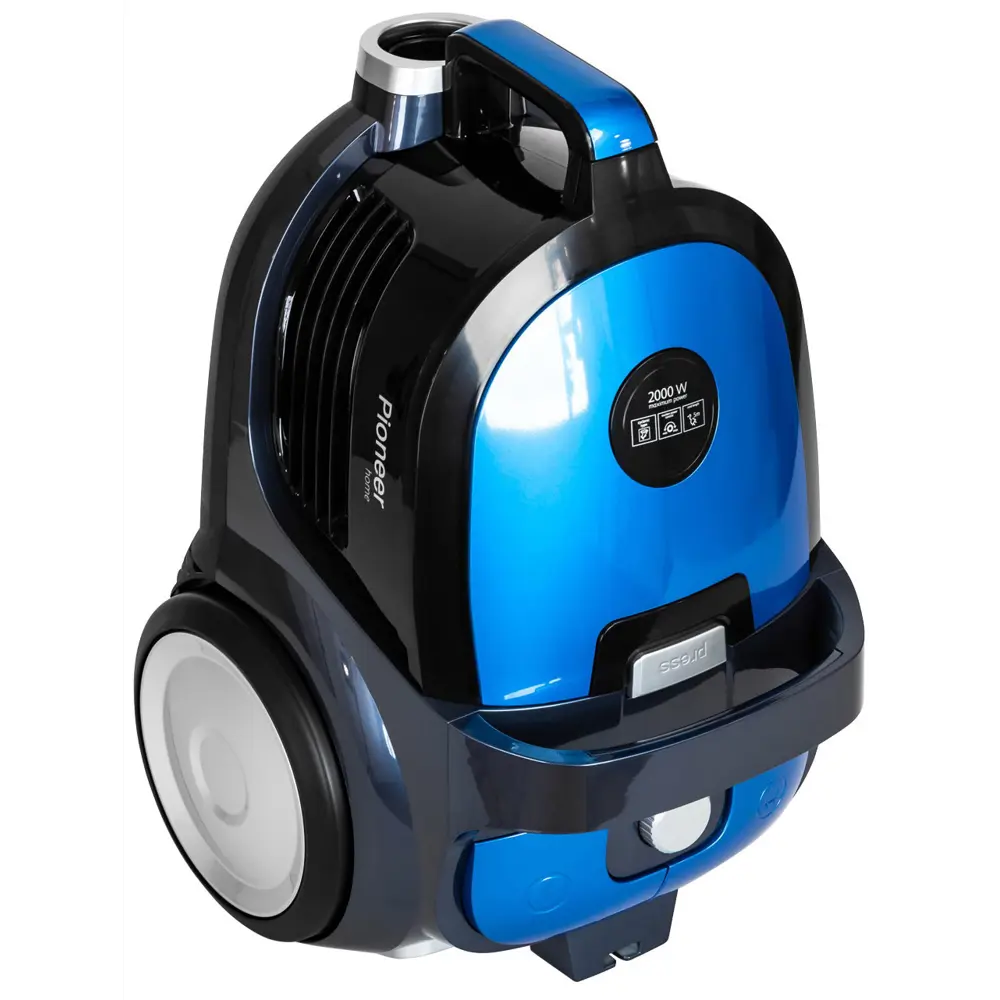 Фото 3 Пылесос с контейнером Pioneer Vc321c azure blue 2000 Вт 3.5 л цвет синий черный Фото 3 Пылесос с контейнером Pioneer Vc321c azure blue 2000 Вт 3.5 л цвет синий черный
