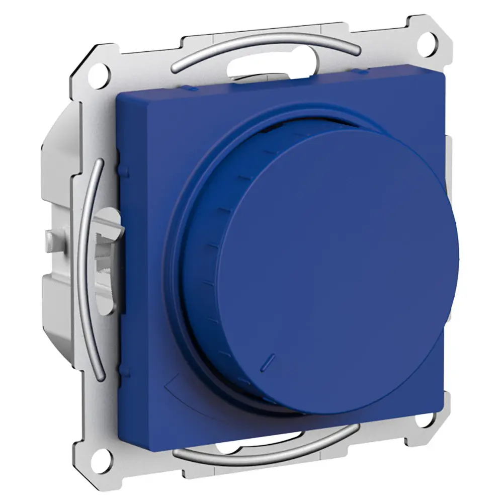 Фото Диммер встраиваемый Systeme electric AtlasDesign ATN001123 400 Вт цвет синий Фото Диммер встраиваемый Systeme electric AtlasDesign ATN001123 400 Вт цвет синий