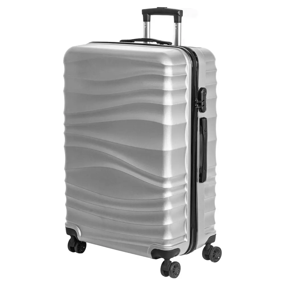 Фото 2 Чемодан Fusion Fusion fts-1006-l размер L 50.5x75x28.5 см abs-пластик цвет серебристый Фото 2 Чемодан Fusion Fusion fts-1006-l размер L 50.5x75x28.5 см abs-пластик цвет серебристый