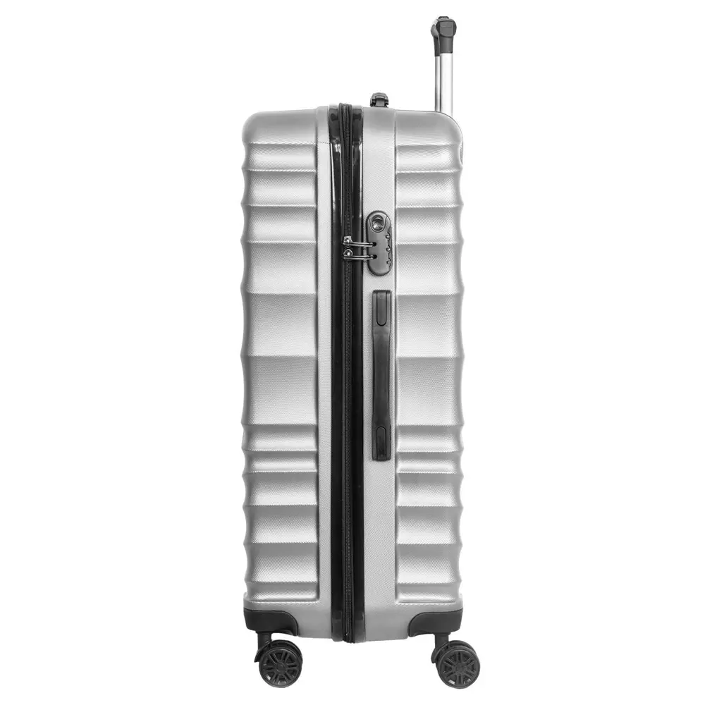 Фото 3 Чемодан Fusion Fusion fts-1006-l размер L 50.5x75x28.5 см abs-пластик цвет серебристый Фото 3 Чемодан Fusion Fusion fts-1006-l размер L 50.5x75x28.5 см abs-пластик цвет серебристый