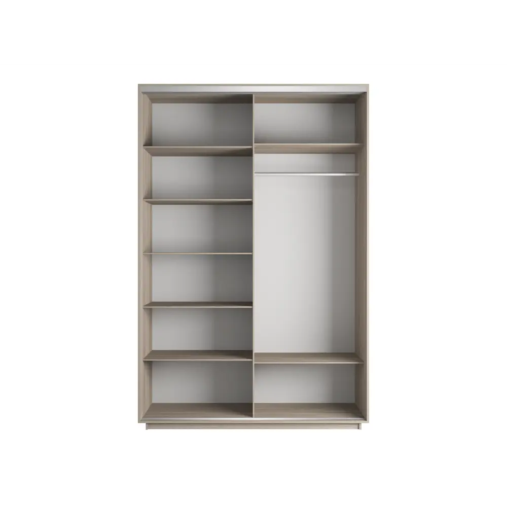 Фото 2 Шкаф-купе МК Е1 М Экспресс 1EED_120_SHS 120x220x60 см ЛДСП 2 двери 7 полок цвет ясень шимо светлый Фото 2 Шкаф-купе МК Е1 М Экспресс 1EED_120_SHS 120x220x60 см ЛДСП 2 двери 7 полок цвет ясень шимо светлый