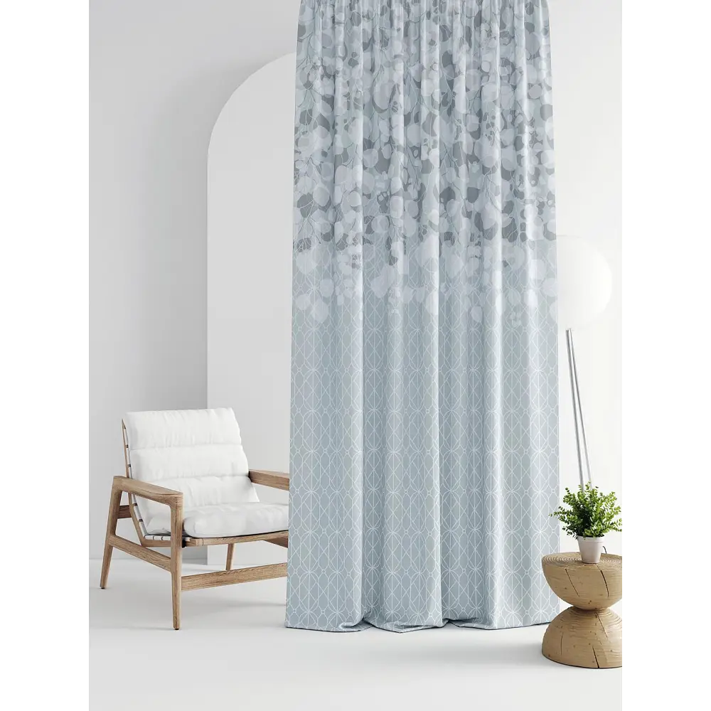Фото Штора на шторной ленте Comfy Way Линсти - 126 CW592126-270, 270x150 см, цвет серый Фото Штора на шторной ленте Comfy Way Линсти - 126 CW592126-270, 270x150 см, цвет серый