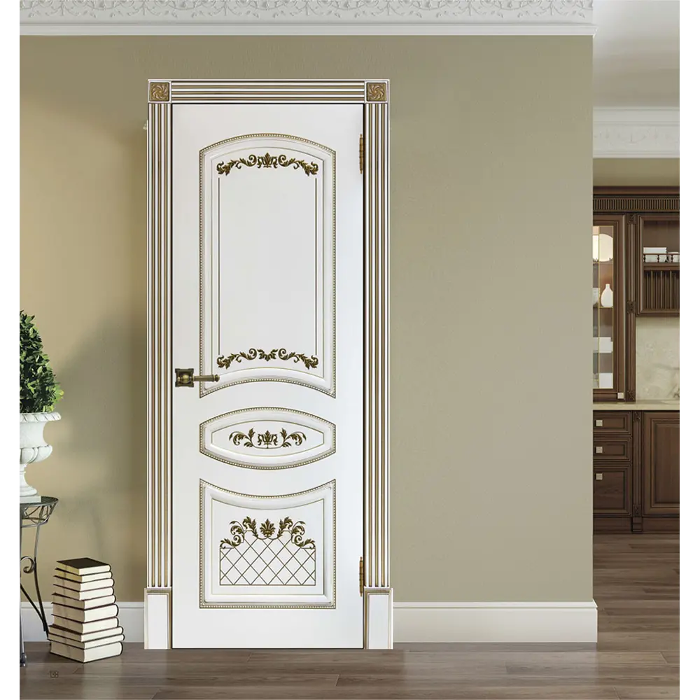 Фото 4 Дверь межкомнатная Двери регионов Алина глухая 200x90см эмаль цвет белый без замка и петель Фото 4 Дверь межкомнатная Двери регионов Алина глухая 200x90см эмаль цвет белый без замка и петель