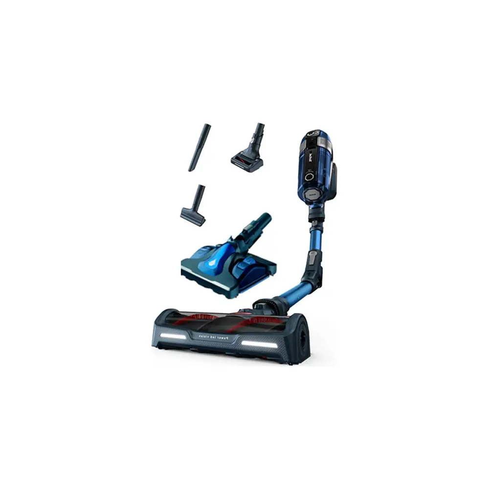 Фото Пылесос вертикальный Tefal X-force flex 11.60 ty9890wo 0.9 л 130 Вт цвет синий Фото Пылесос вертикальный Tefal X-force flex 11.60 ty9890wo 0.9 л 130 Вт цвет синий