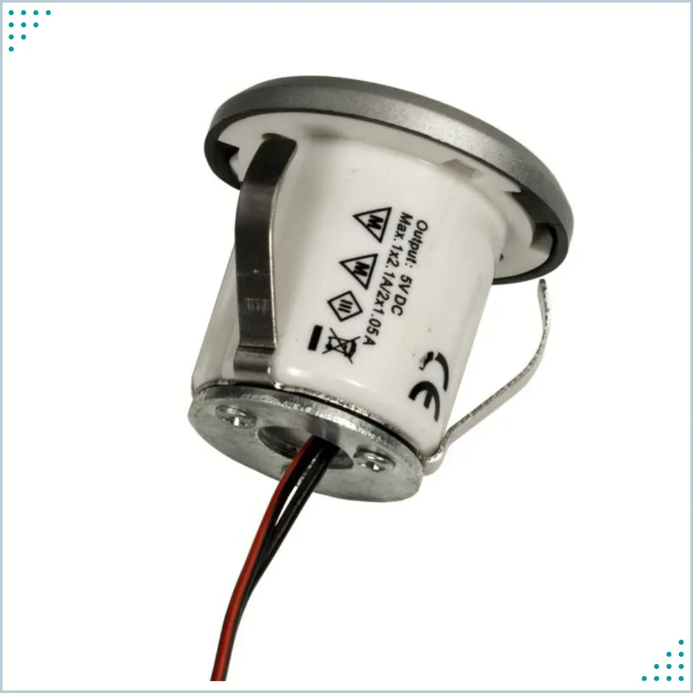 Фото 6 Зарядное устройство врезное GLS Charge-S 2 USB Фото 6 Зарядное устройство врезное GLS Charge-S 2 USB
