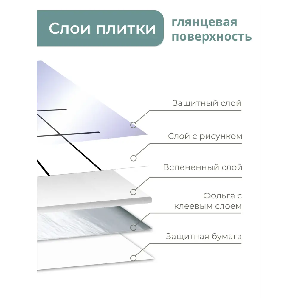 Фото 7 Панель ПВХ Центурион Плитка белый 300x300x2мм 0.09 м² Фото 7 Панель ПВХ Центурион Плитка белый 300x300x2мм 0.09 м²