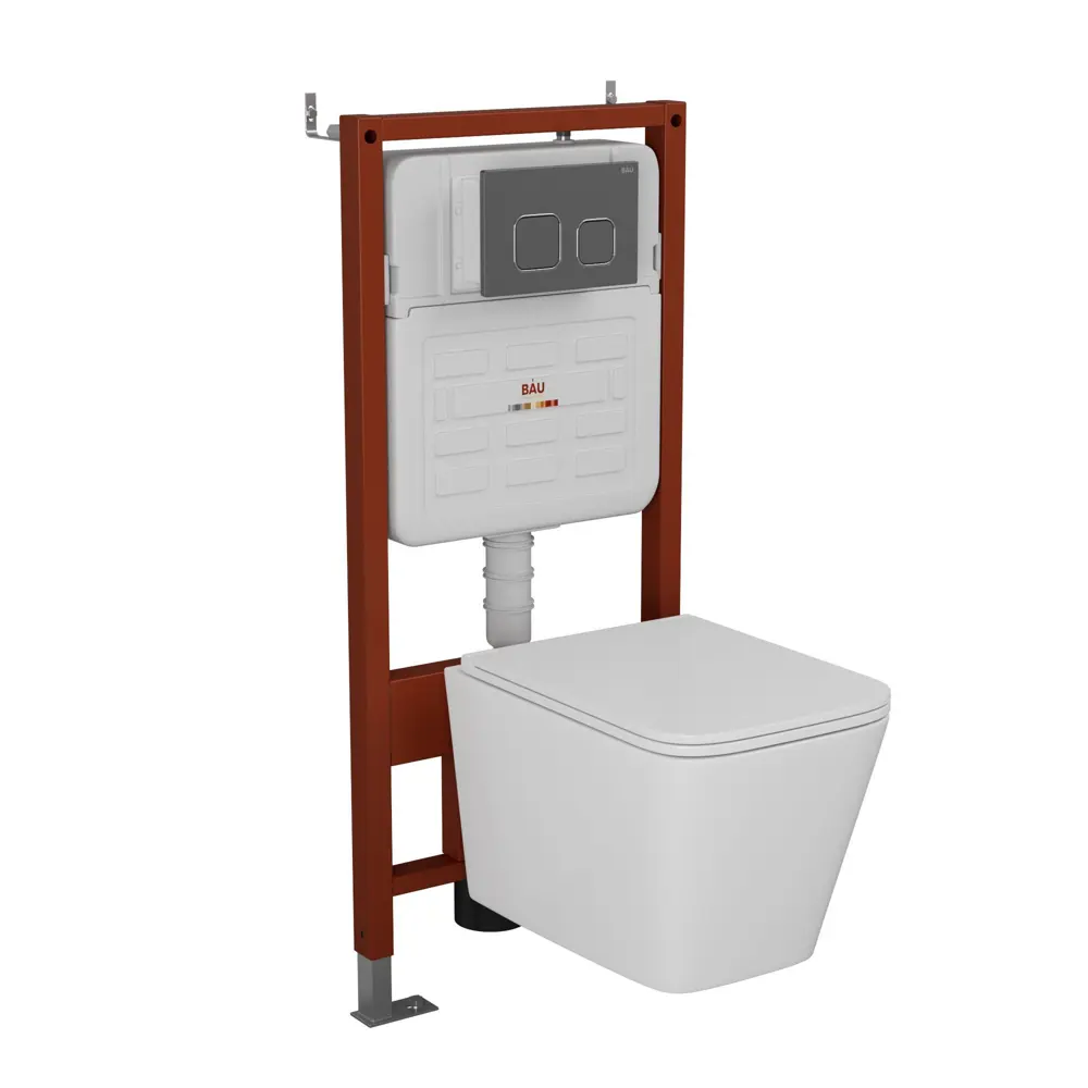 Фото Комплект BAUEDGE E458103-BS0001-HQ5-E00121 6 в 1: инсталляция IDEAL, унитаз безободковый Stil Hurricane-5, сиденье быстросъемное микролифт, кнопка BAU Фото Комплект BAUEDGE E458103-BS0001-HQ5-E00121 6 в 1: инсталляция IDEAL, унитаз безободковый Stil Hurricane-5, сиденье быстросъемное микролифт, кнопка BAU