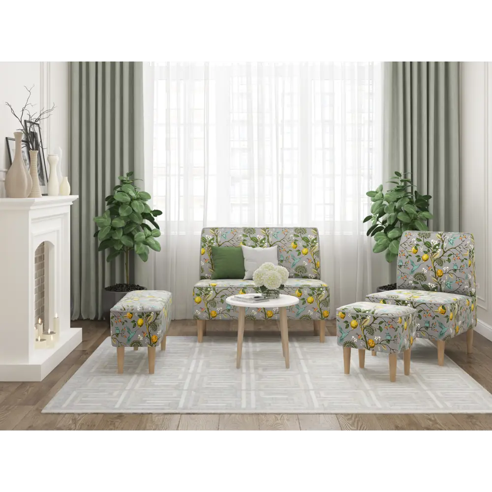 Фото 7 Диван Monofix Odos-lemon-св-серый 100x82x61 см велюр цвет светло-серый Фото 7 Диван Monofix Odos-lemon-св-серый 100x82x61 см велюр цвет светло-серый