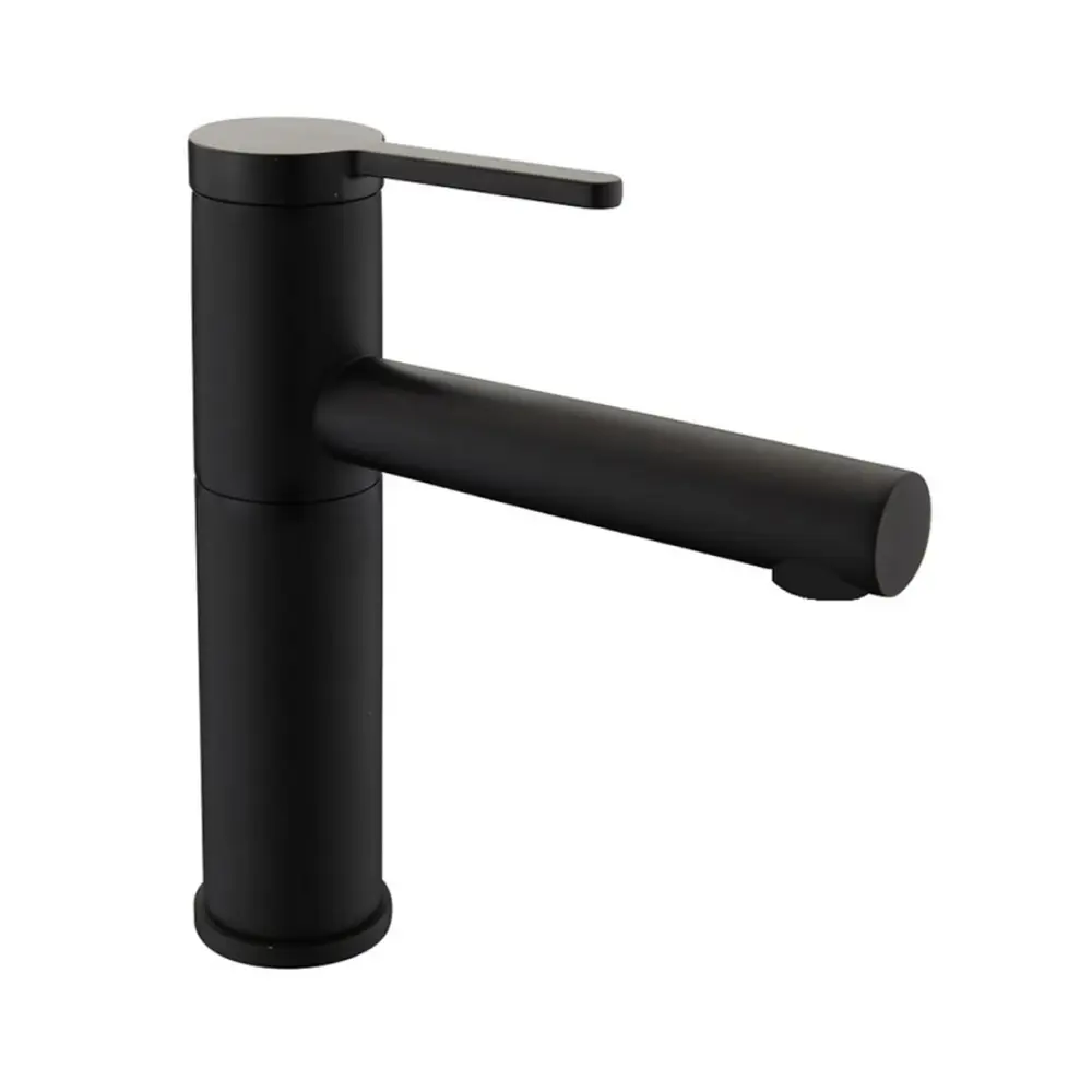 Фото Смеситель для раковины Bravat F1410445BW-RUS однорычажный цвет черный Фото Смеситель для раковины Bravat F1410445BW-RUS однорычажный цвет черный