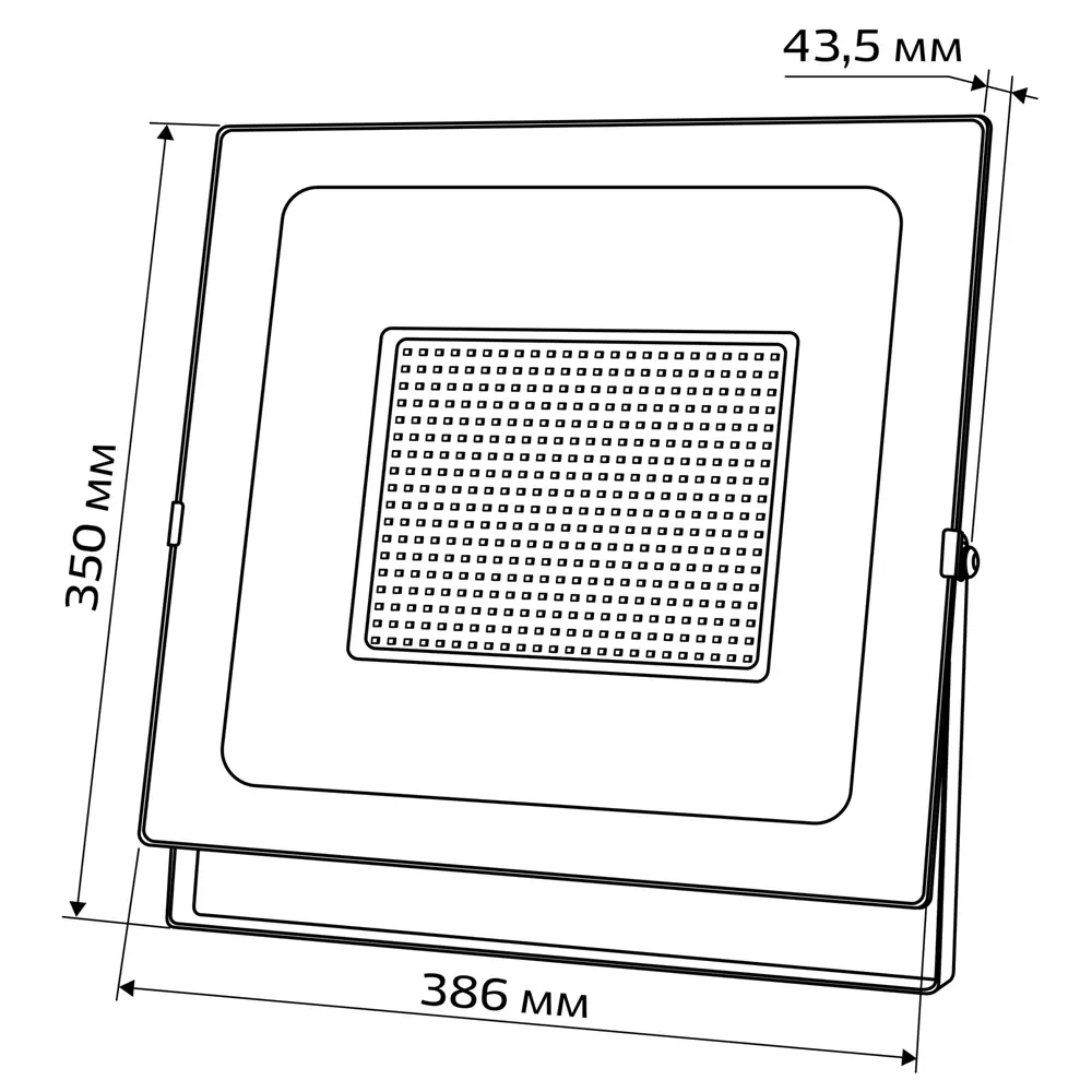 Фото 2 Прожектор светодиодный уличный Ritter 53413 0 300 Вт 6500 К IP65 холодный белый (голубой) свет Фото 2 Прожектор светодиодный уличный Ritter 53413 0 300 Вт 6500 К IP65 холодный белый (голубой) свет