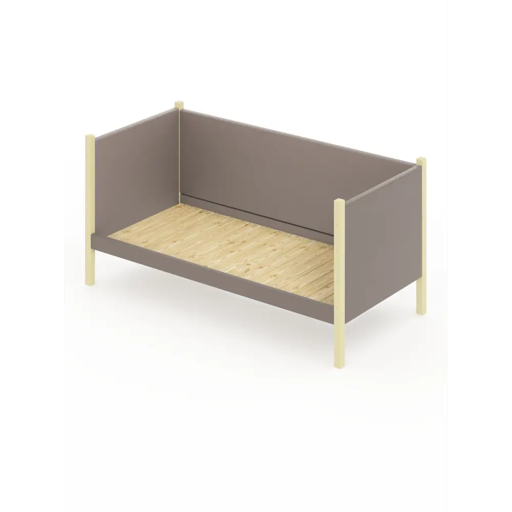 Фото Кровать Solarius Тахта сплошное основание 110 x 101 x 190 см дерево цвет мокко мусс;ванильный Фото Кровать Solarius Тахта сплошное основание 110 x 101 x 190 см дерево цвет мокко мусс;ванильный