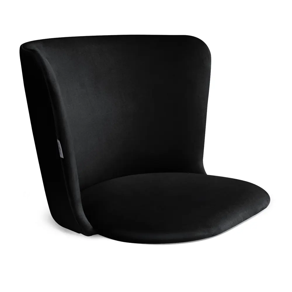 Фото 2 Стул Sheffilton 3039912102 60x80x45 см велюр цвет Черный Фото 2 Стул Sheffilton 3039912102 60x80x45 см велюр цвет Черный