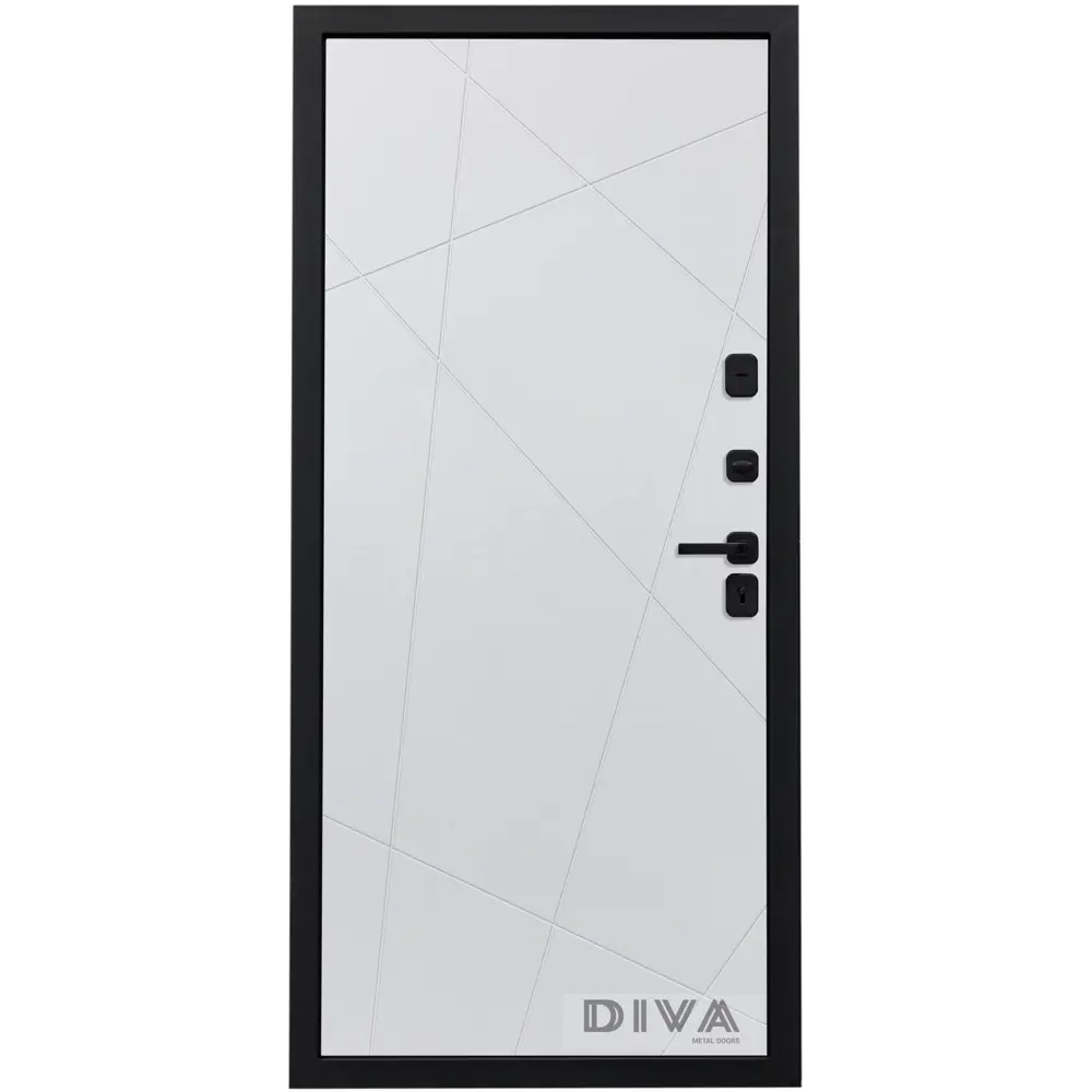 Фото 4 Входная дверь Diva Дива-98 205x86см левый цвет Д11 белый софт