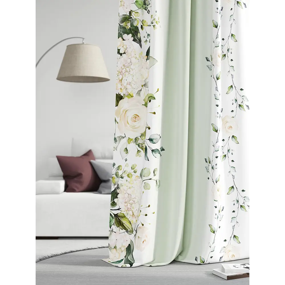 Фото 3 Штора на шторной ленте Comfy Way Нилсти - 26 CW593026-260, 260x150 см, цвет белый