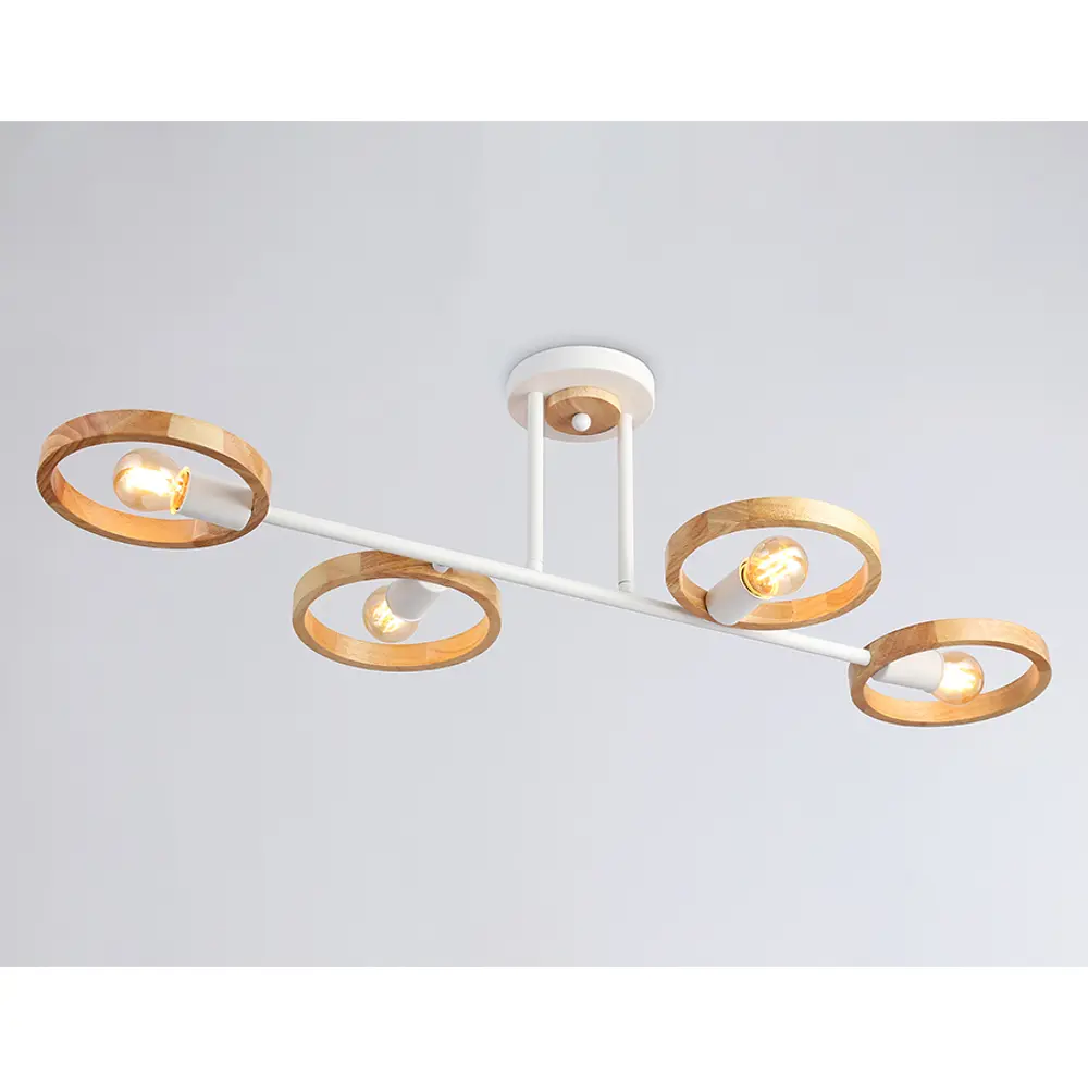Фото 3 Люстра на штанге светодиодная Ambrella light Tr8247 10 м² нейтральный белый свет цвет белый Фото 3 Люстра на штанге светодиодная Ambrella light Tr8247 10 м² нейтральный белый свет цвет белый