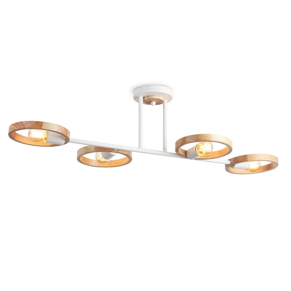 Фото 4 Люстра на штанге светодиодная Ambrella light Tr8247 10 м² нейтральный белый свет цвет белый Фото 4 Люстра на штанге светодиодная Ambrella light Tr8247 10 м² нейтральный белый свет цвет белый