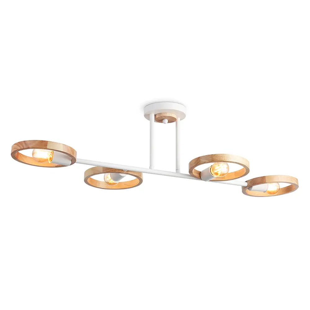 Фото Люстра на штанге светодиодная Ambrella light Tr8247 10 м² нейтральный белый свет цвет белый Фото Люстра на штанге светодиодная Ambrella light Tr8247 10 м² нейтральный белый свет цвет белый