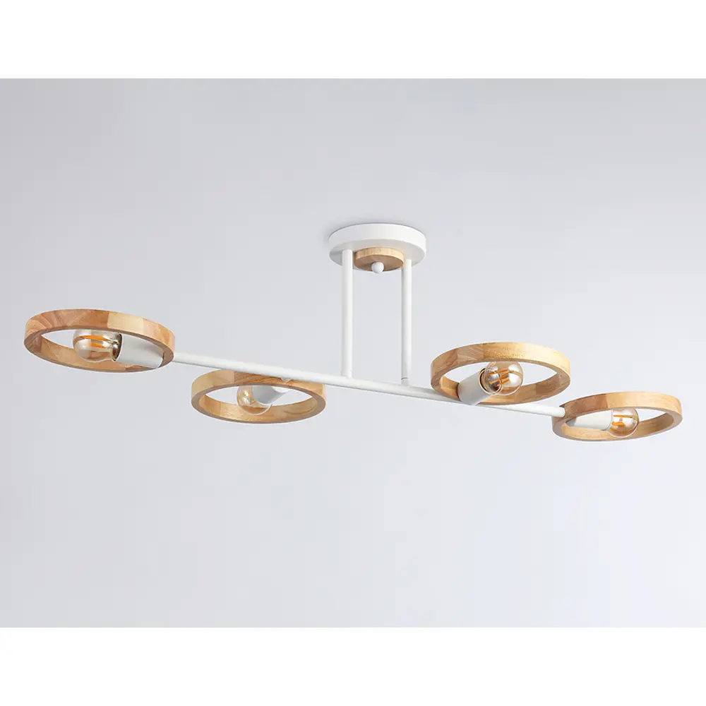 Фото 7 Люстра на штанге светодиодная Ambrella light Tr8247 10 м² нейтральный белый свет цвет белый Фото 7 Люстра на штанге светодиодная Ambrella light Tr8247 10 м² нейтральный белый свет цвет белый