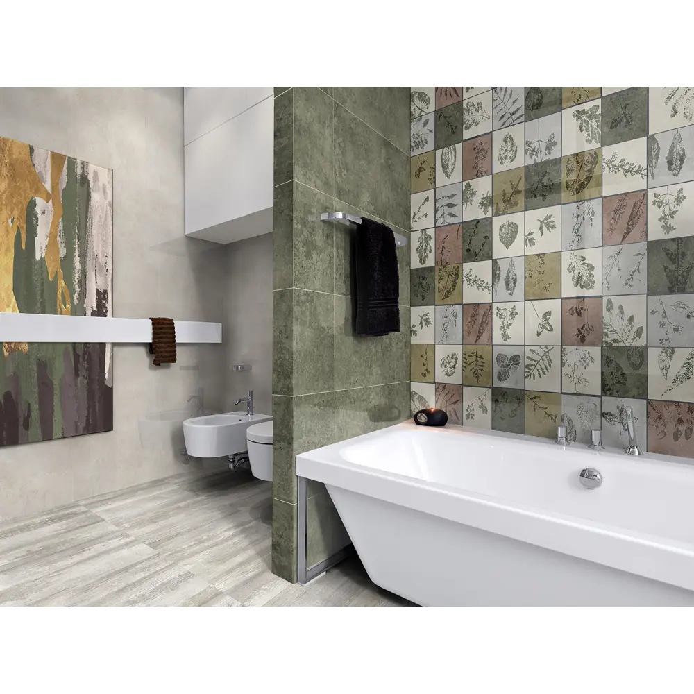 Фото 9 Настенная плитка Global tile Delia_gt GT233VG 30x60см цвет зеленый