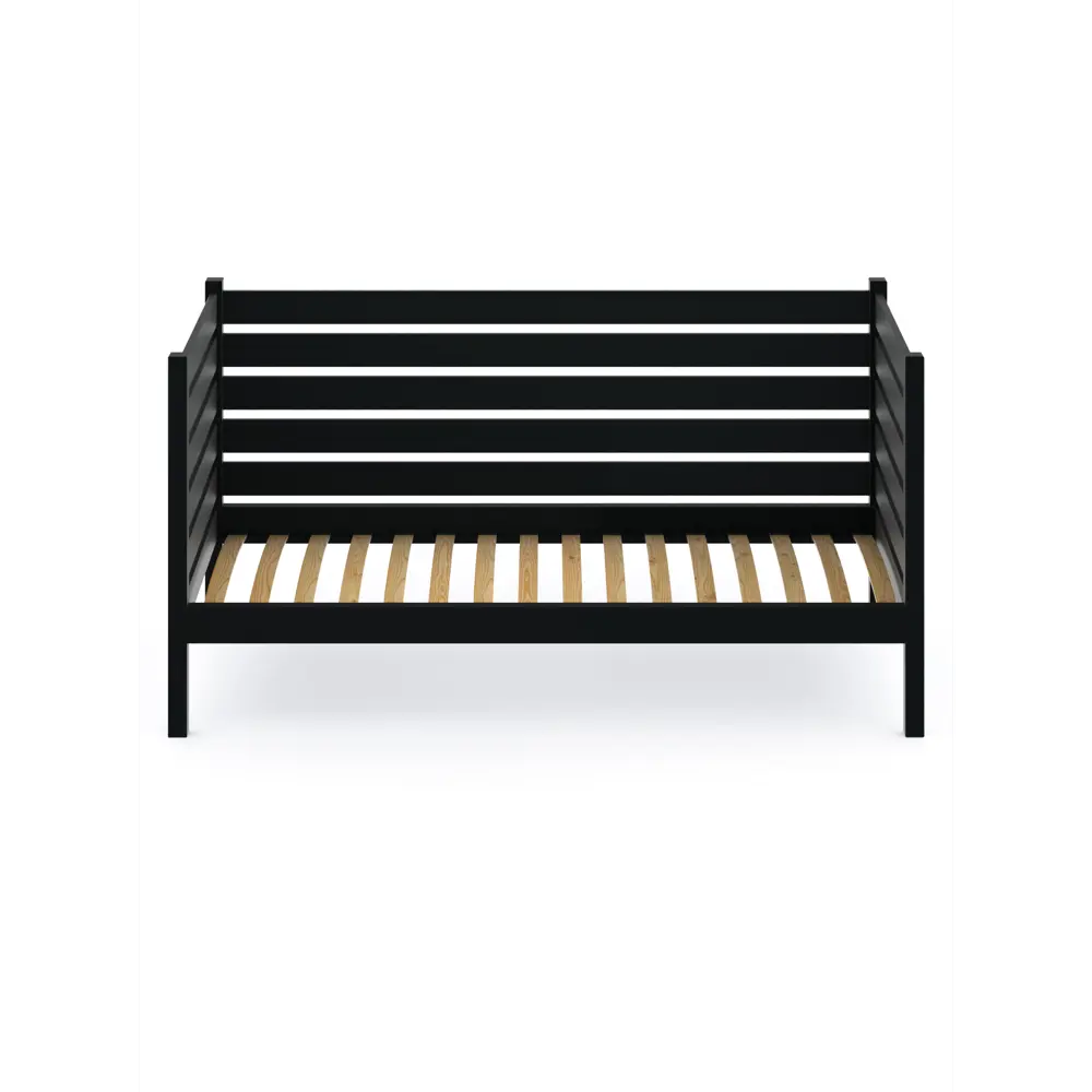 Фото 2 Тахта Solarius ортопедическое основание с высокими бортиками 100x101x180 см сосна цвет антрацит