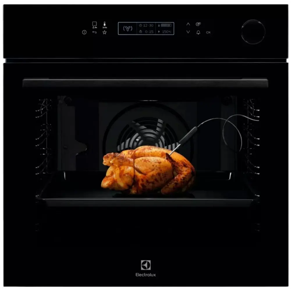 Фото Встраиваемый духовой шкаф Electrolux Eoc8H31Z 59.50x59.40x56.90 см цвет черный Фото Встраиваемый духовой шкаф Electrolux Eoc8H31Z 59.50x59.40x56.90 см цвет черный
