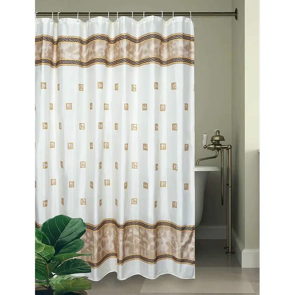 Фото Шторка для ванной комнаты Bath Plus 319440 180x180см цвет бесцветный/прозрачный
