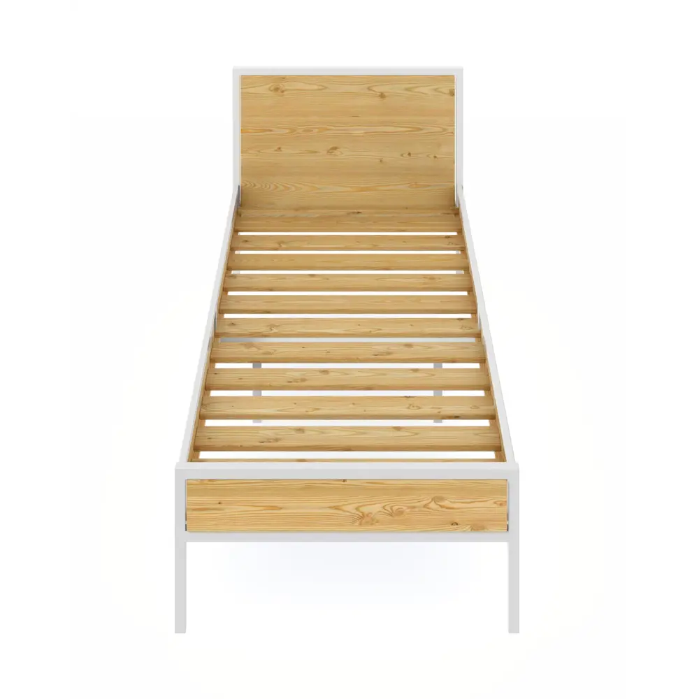 Фото 2 Кровать Solarius kr90loft-net-white 95 x 90 x 206 см сосна цвет без шлифовки и покраски;белый Фото 2 Кровать Solarius kr90loft-net-white 95 x 90 x 206 см сосна цвет без шлифовки и покраски;белый