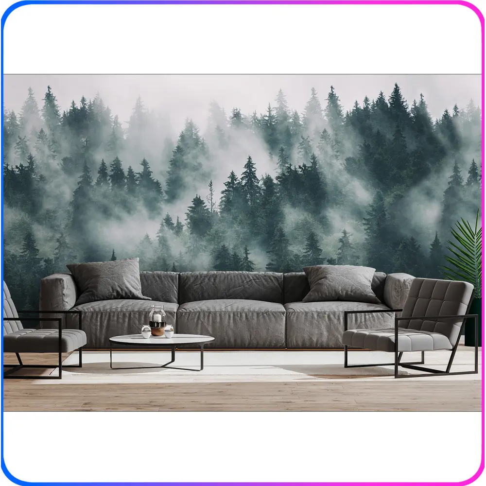 Фото 9 Фотообои флизелиновые Luxury walls 500x270 см Туманный лес AM13105 Фото 9 Фотообои флизелиновые Luxury walls 500x270 см Туманный лес AM13105