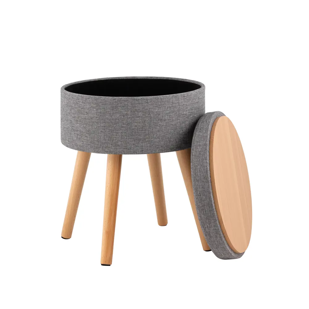 Фото 2 Пуф рогожка Stool Group Store Woody HS-WL14 V1 BOX2, 36x45 см, цвет бежевый Фото 2 Пуф рогожка Stool Group Store Woody HS-WL14 V1 BOX2, 36x45 см, цвет бежевый