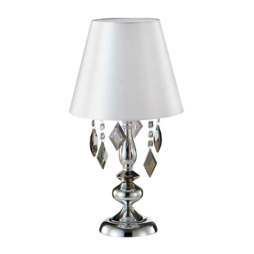 Фото Настольная лампа Crystal Lux 501_0950 цвет серый/серебристый Фото Настольная лампа Crystal Lux 501_0950 цвет серый/серебристый