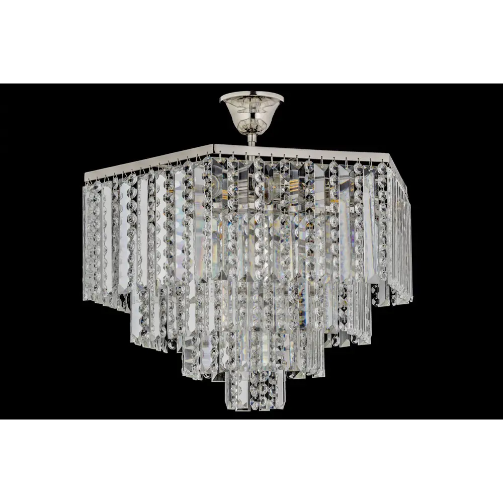 Фото 3 Люстра на штанге Arti lampadari Loreto nickel Al_loreto_e_1.5.40.105_n 6 ламп 20 м² цвет прозрачный/никель Фото 3 Люстра на штанге Arti lampadari Loreto nickel Al_loreto_e_1.5.40.105_n 6 ламп 20 м² цвет прозрачный/никель