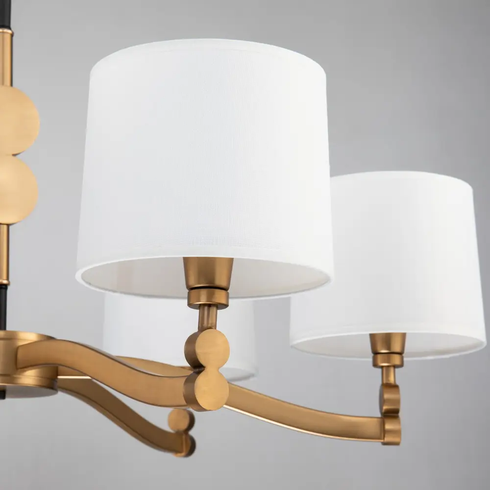 Фото 5 Люстра подвесная Favourite Cento Fv_2624-6p 3 лампы 12 м² цвет латунь Фото 5 Люстра подвесная Favourite Cento Fv_2624-6p 3 лампы 12 м² цвет латунь