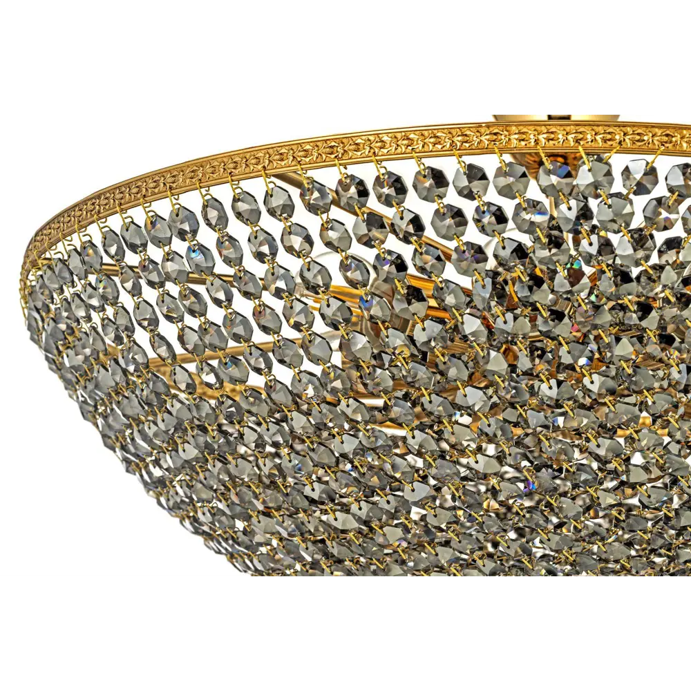 Фото 2 Люстра на штанге Arti lampadari Stella gold Al_stella_e_1.3.50.506_g 6 ламп 20 м² цвет графит/золотой Фото 2 Люстра на штанге Arti lampadari Stella gold Al_stella_e_1.3.50.506_g 6 ламп 20 м² цвет графит/золотой
