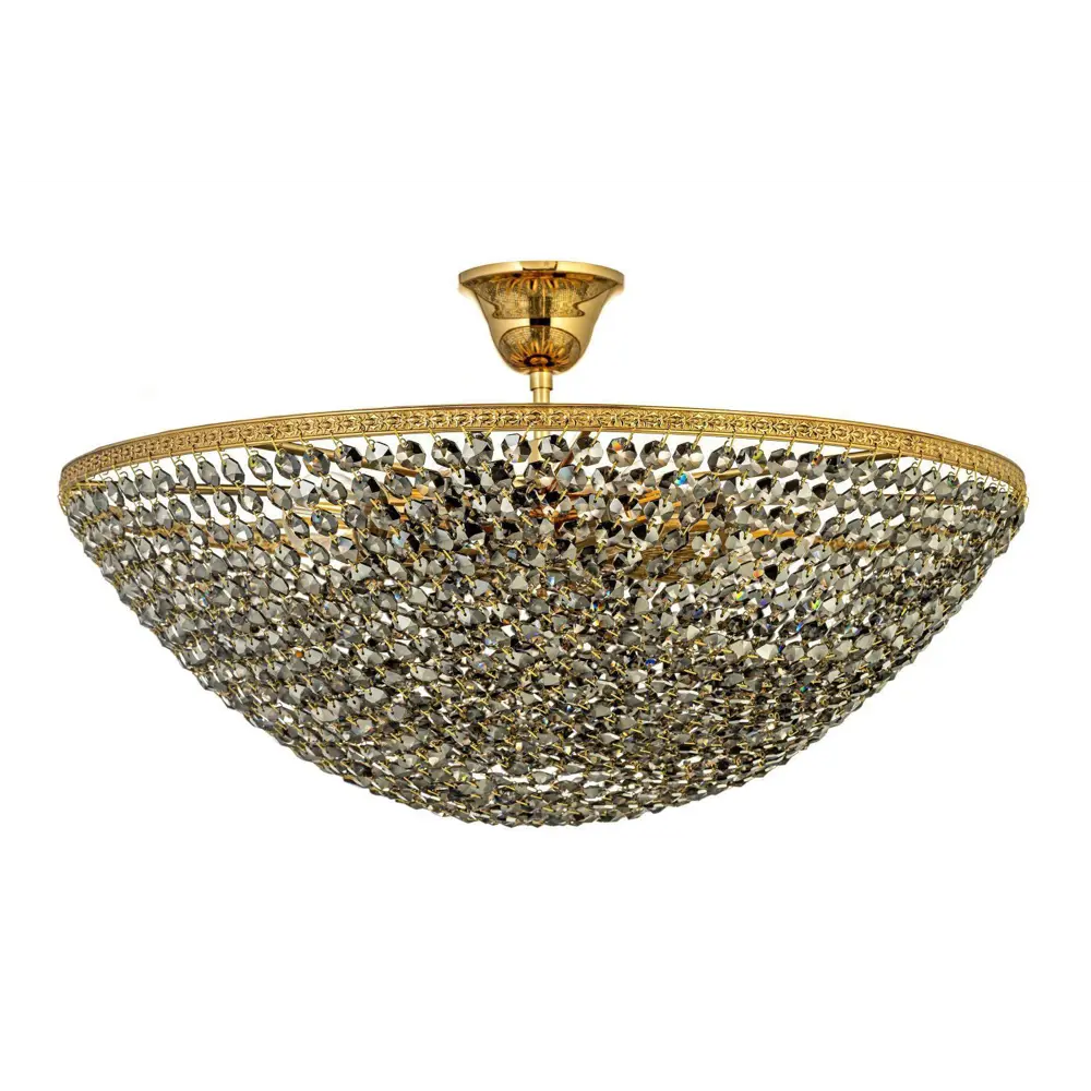 Фото Люстра на штанге Arti lampadari Stella gold Al_stella_e_1.3.50.506_g 6 ламп 20 м² цвет графит/золотой Фото Люстра на штанге Arti lampadari Stella gold Al_stella_e_1.3.50.506_g 6 ламп 20 м² цвет графит/золотой