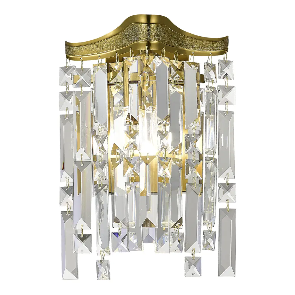Фото Настенный светильник St luce Ofelia Sl1659.301.01 цвет латунь Фото Настенный светильник St luce Ofelia Sl1659.301.01 цвет латунь