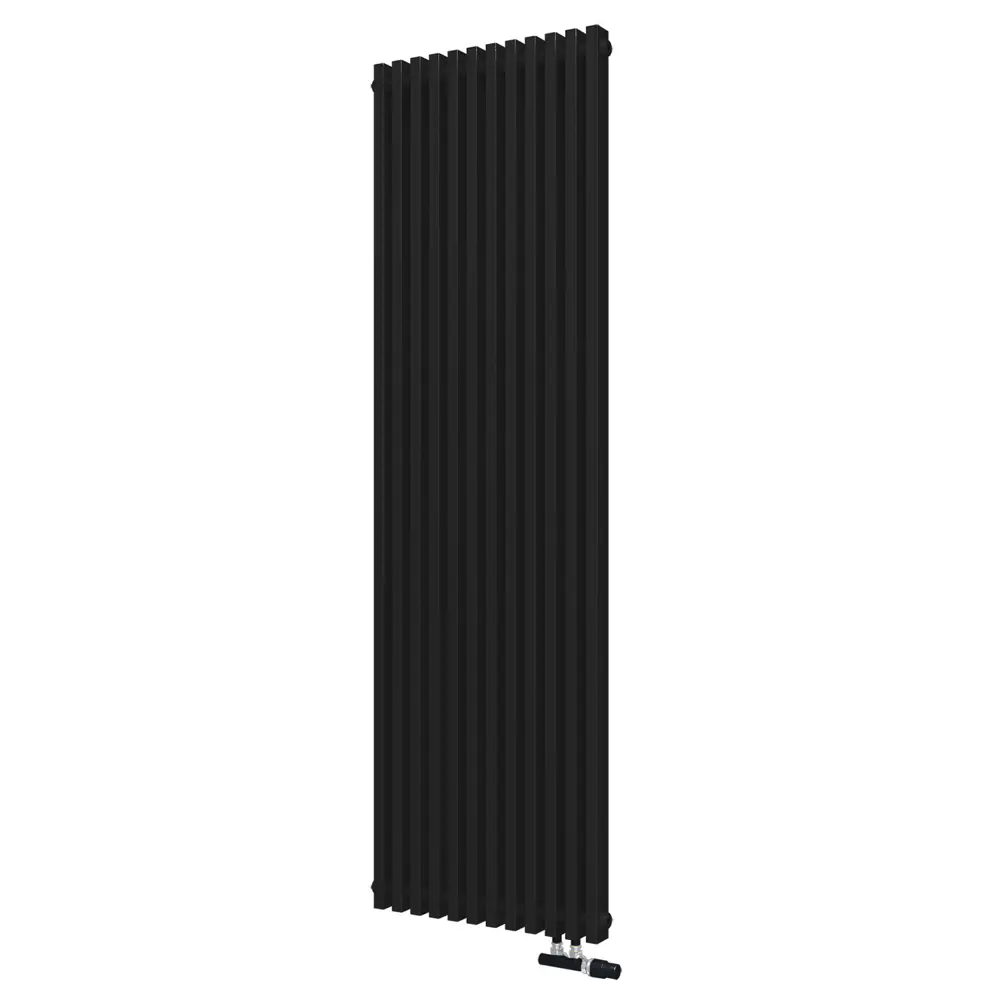 Фото 2 Радиатор КЗТО Quadrum NEO 50 V 1750-12 R RAL1T103S9005 черный матовый муар Фото 2 Радиатор КЗТО Quadrum NEO 50 V 1750-12 R RAL1T103S9005 черный матовый муар