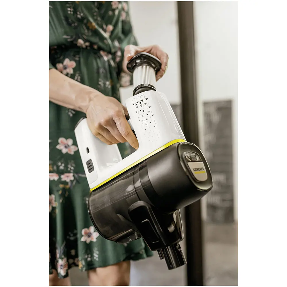 Фото 5 Пылесос вертикальный Karcher Vc 6 cordless ourfamily pet (1.198-673.0) 0.8 л 250 Вт цвет белый, черный Фото 5 Пылесос вертикальный Karcher Vc 6 cordless ourfamily pet (1.198-673.0) 0.8 л 250 Вт цвет белый, черный