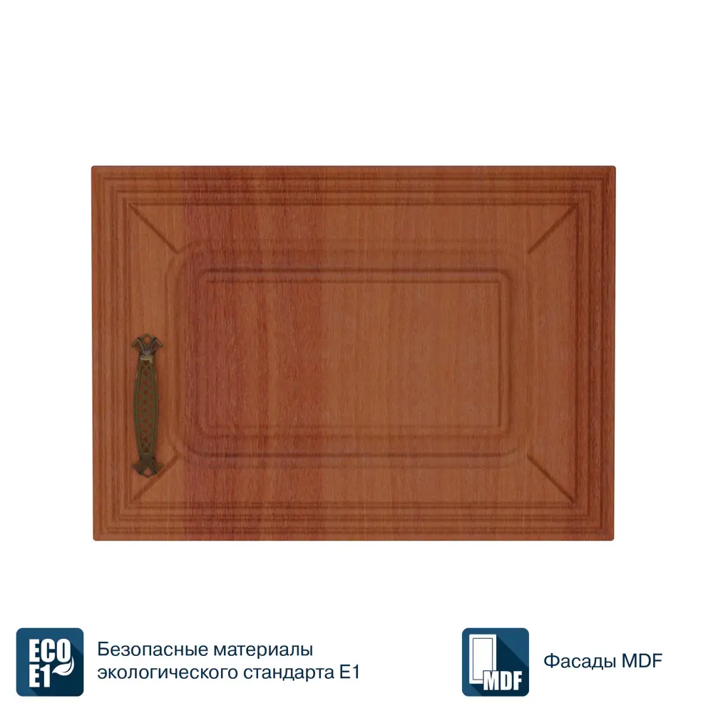 Фото 4 Фасад универсальный для кухонного шкафа Beneli Джули 49.60x35.60x1.60 см МДФ цвет итальянский орех