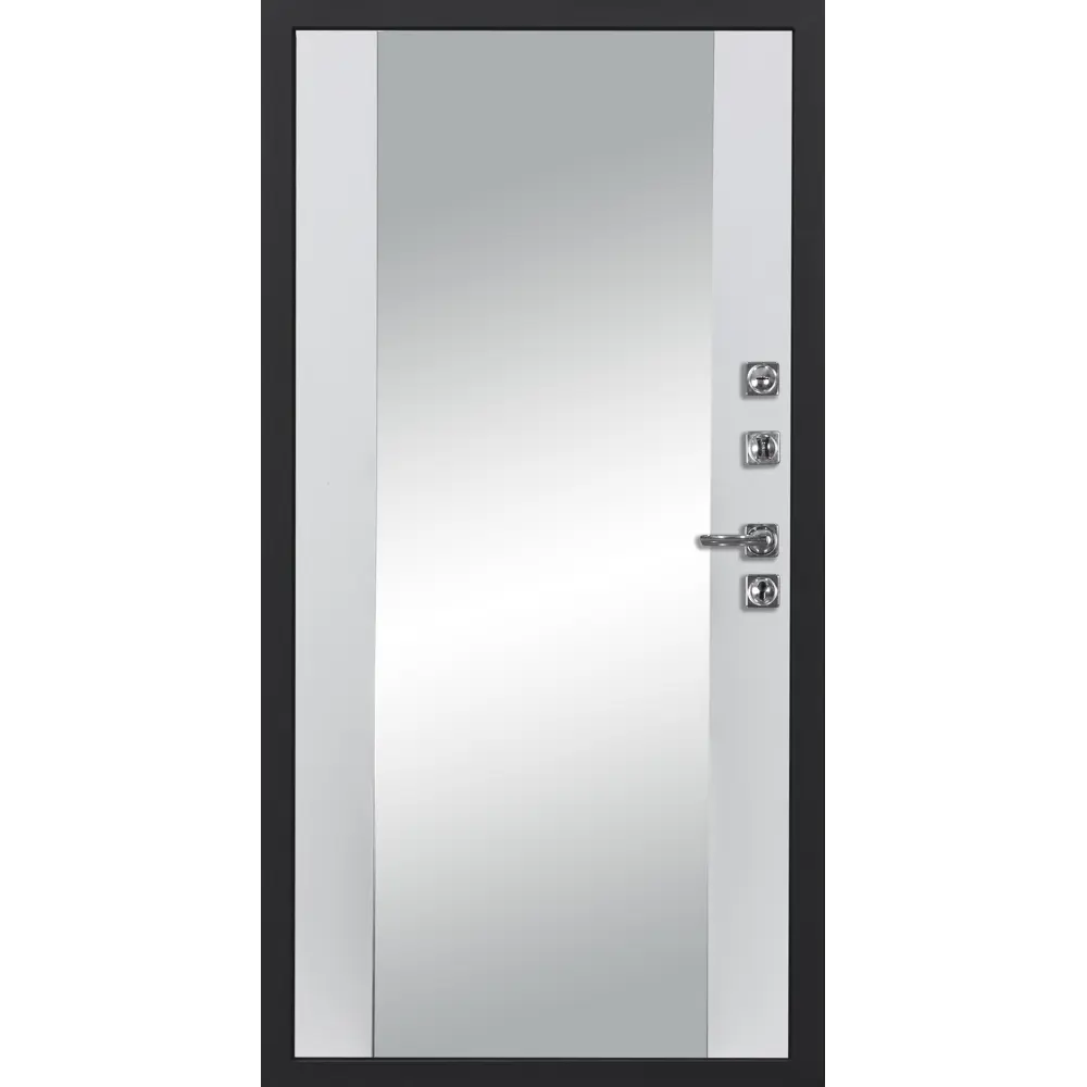 Фото 2 Входная дверь Diva STR МХ-39 205x96см правый цвет Д15 белый софт/венге с зеркалом Фото 2 Входная дверь Diva STR МХ-39 205x96см правый цвет Д15 белый софт/венге с зеркалом