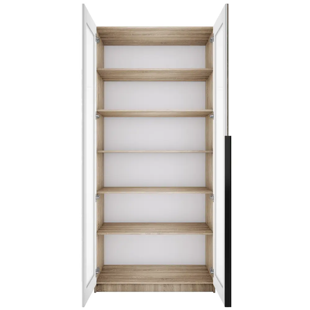 Фото 3 Шкаф распашной Мебельная компания е1 LCKSb_SH_1000_S 101x220x52.5 см ЛДСП цвет сонома Фото 3 Шкаф распашной Мебельная компания е1 LCKSb_SH_1000_S 101x220x52.5 см ЛДСП цвет сонома