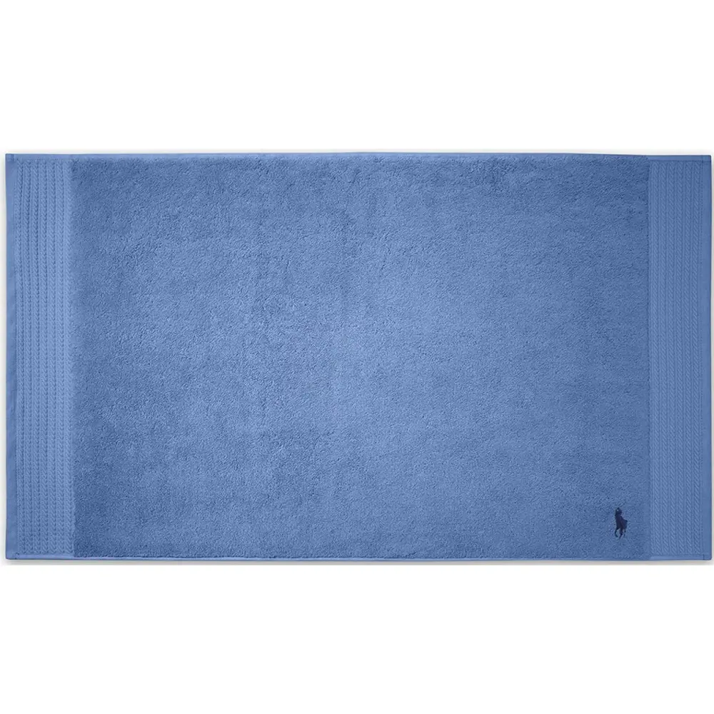 Фото Коврик для ванной комнаты Ralph Lauren Polo Player River blue 90x55см цвет синий Фото Коврик для ванной комнаты Ralph Lauren Polo Player River blue 90x55см цвет синий