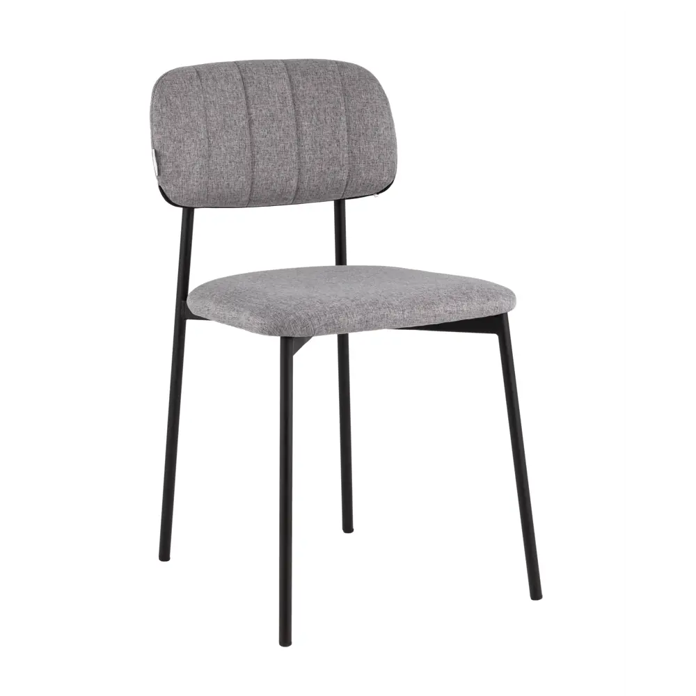 Фото 4 Стул Stool group Майло 43x76x49 см рогожка цвет серый Фото 4 Стул Stool group Майло 43x76x49 см рогожка цвет серый