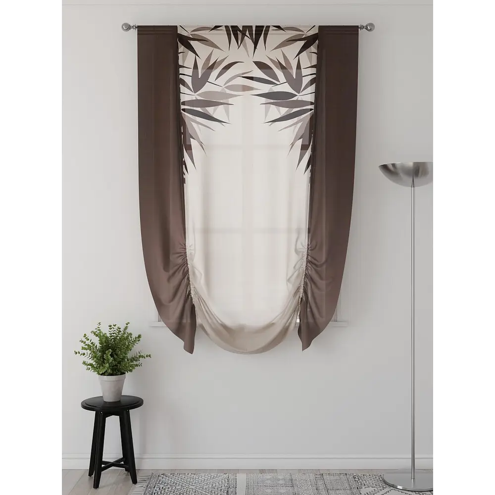 Фото Тюль Comfy Way 150x200 см 2 шт Фартос 107 CW514107-200 цвет бежевый Фото Тюль Comfy Way 150x200 см 2 шт Фартос 107 CW514107-200 цвет бежевый