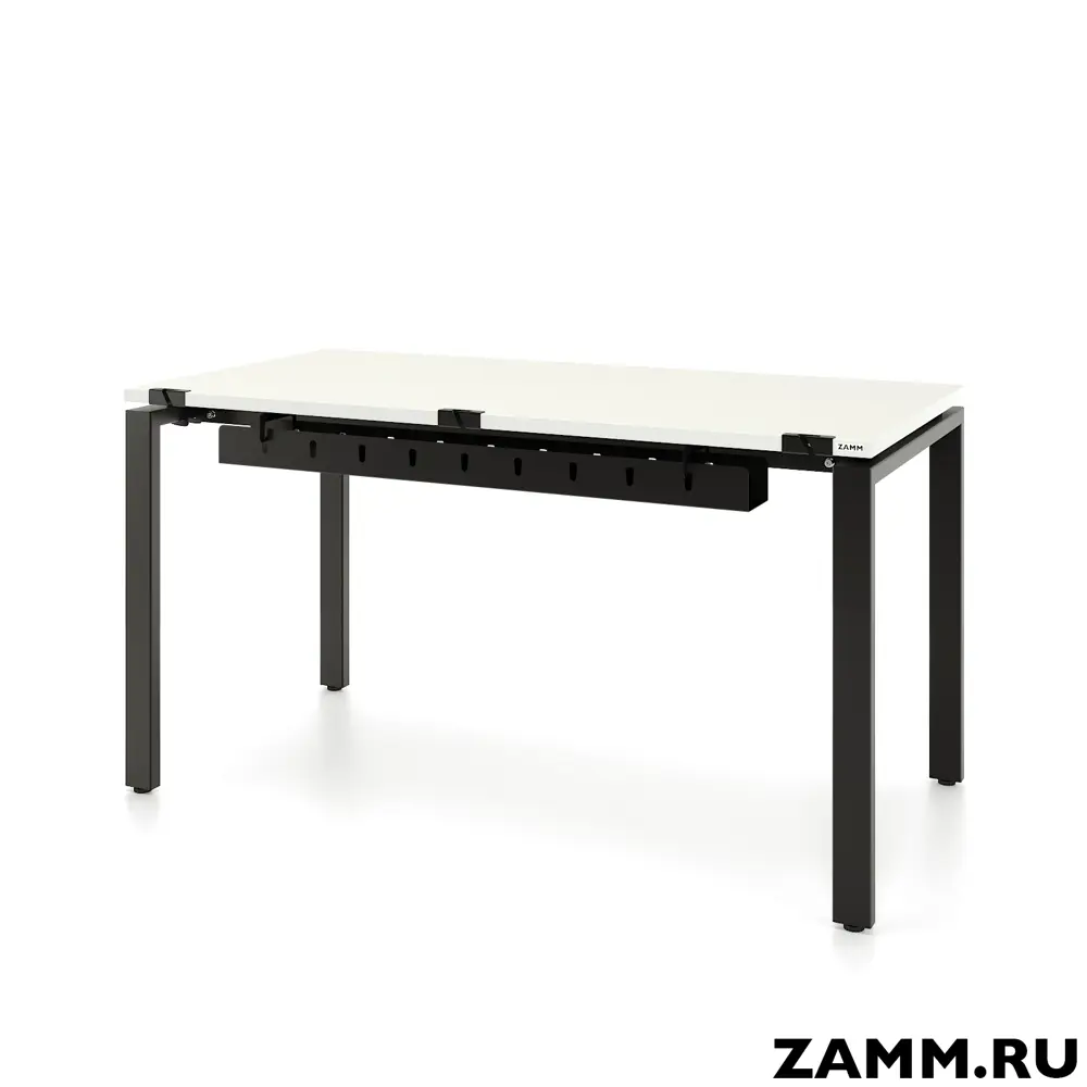 Фото Письменный стол ПС-26609.80x140:AA.25/05-03 Zamm Формат (Тип 3) 140x75x80 см Металл цвет белый Фото Письменный стол ПС-26609.80x140:AA.25/05-03 Zamm Формат (Тип 3) 140x75x80 см Металл цвет белый