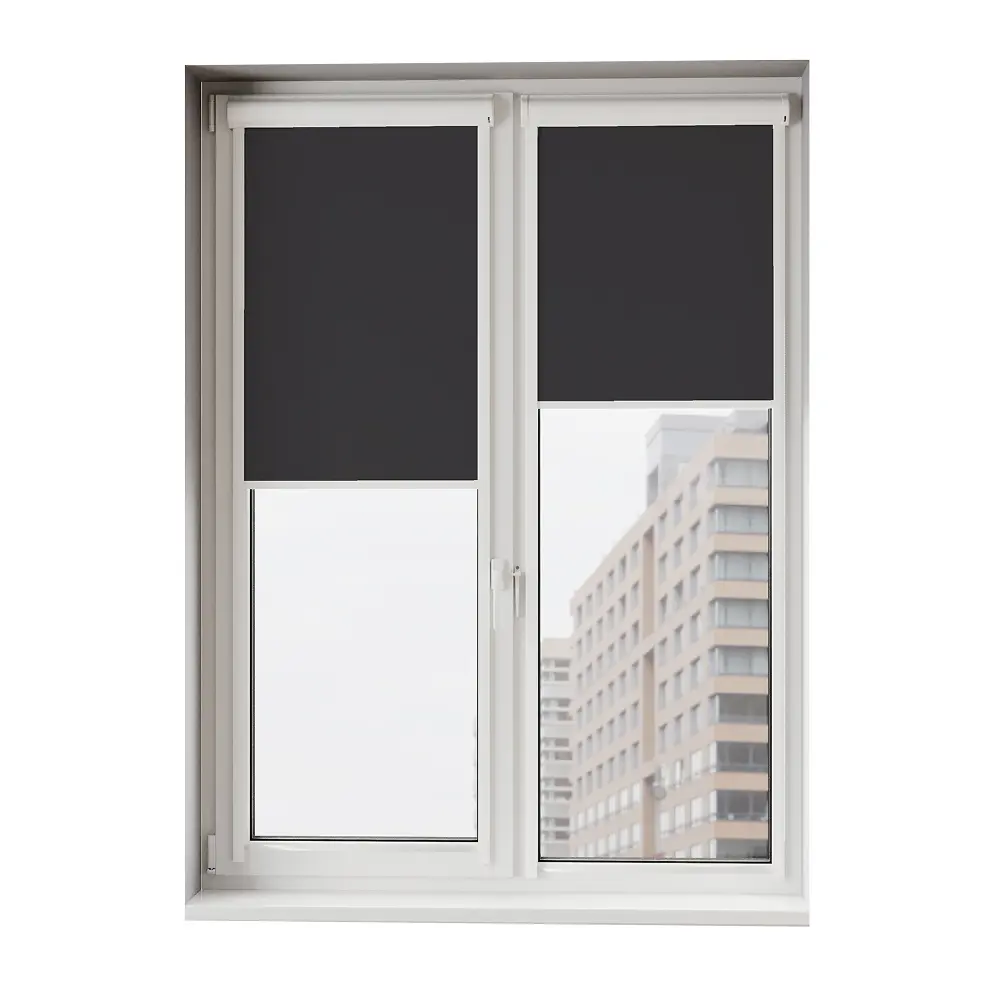 Фото Рулонная штора Унистайл LKRCHERN066210 66x210 см, черный Фото Рулонная штора Унистайл LKRCHERN066210 66x210 см, черный