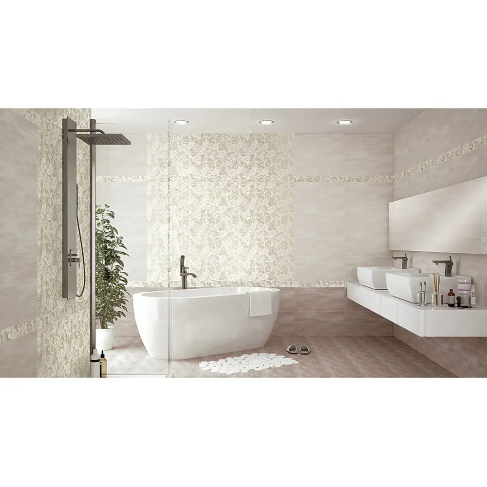 Фото Керамогранит Azori Pandora Latte 600x600 бежевый 1.44м2, цена за упаковку
