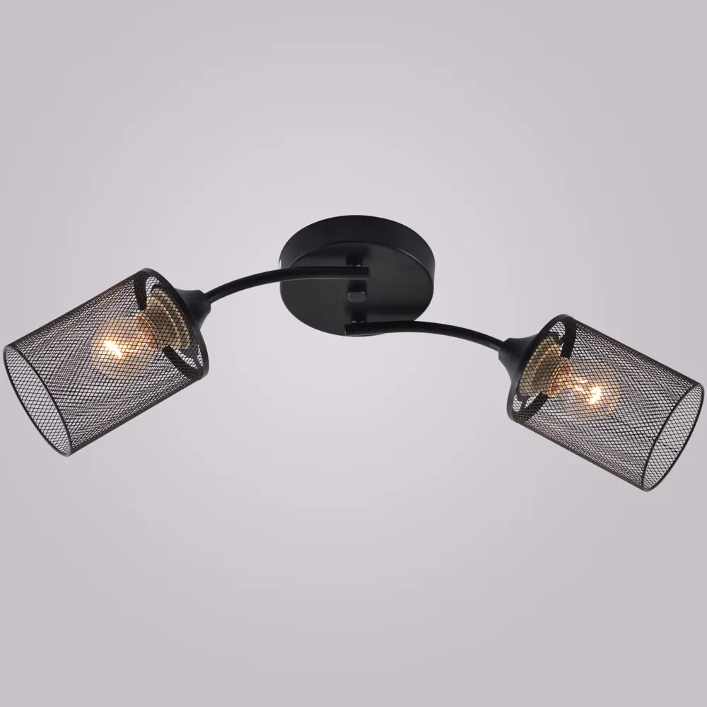 Фото Люстра потолочная Reluce 01624-0.3-02 bk 2 лампы 12 м² цвет черный