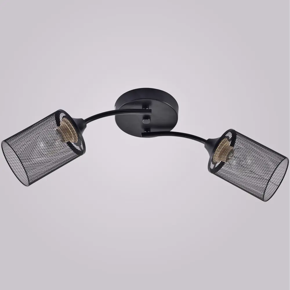 Фото 2 Люстра потолочная Reluce 01624-0.3-02 bk 2 лампы 12 м² цвет черный